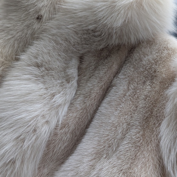 Vintage Nordstrom Blush Mink Full-Length Coat | Soft Pink Luxury | Size XS/Small - Picture 8 of 10